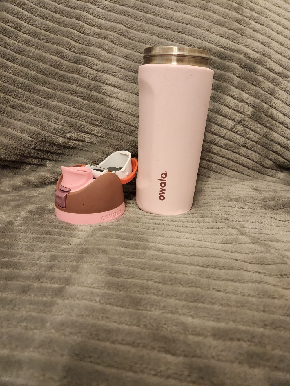 Kids Pink Owala Insulated Tumbler Lid Water Bottle